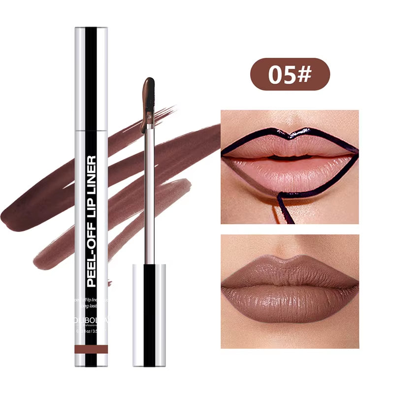 Peel-Off Lip Liner – Waterproof, Long-Lasting Matte Tint & Contour Liner for All-Day Color